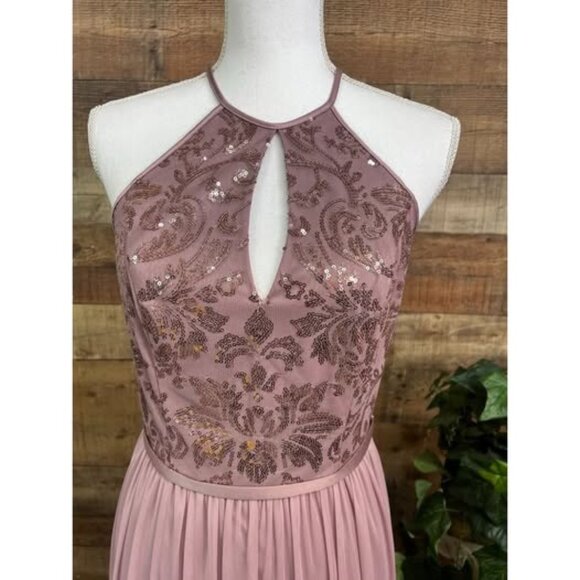 Size 8 DB Studio Rose Color Formal Dress - Picture 2 of 9